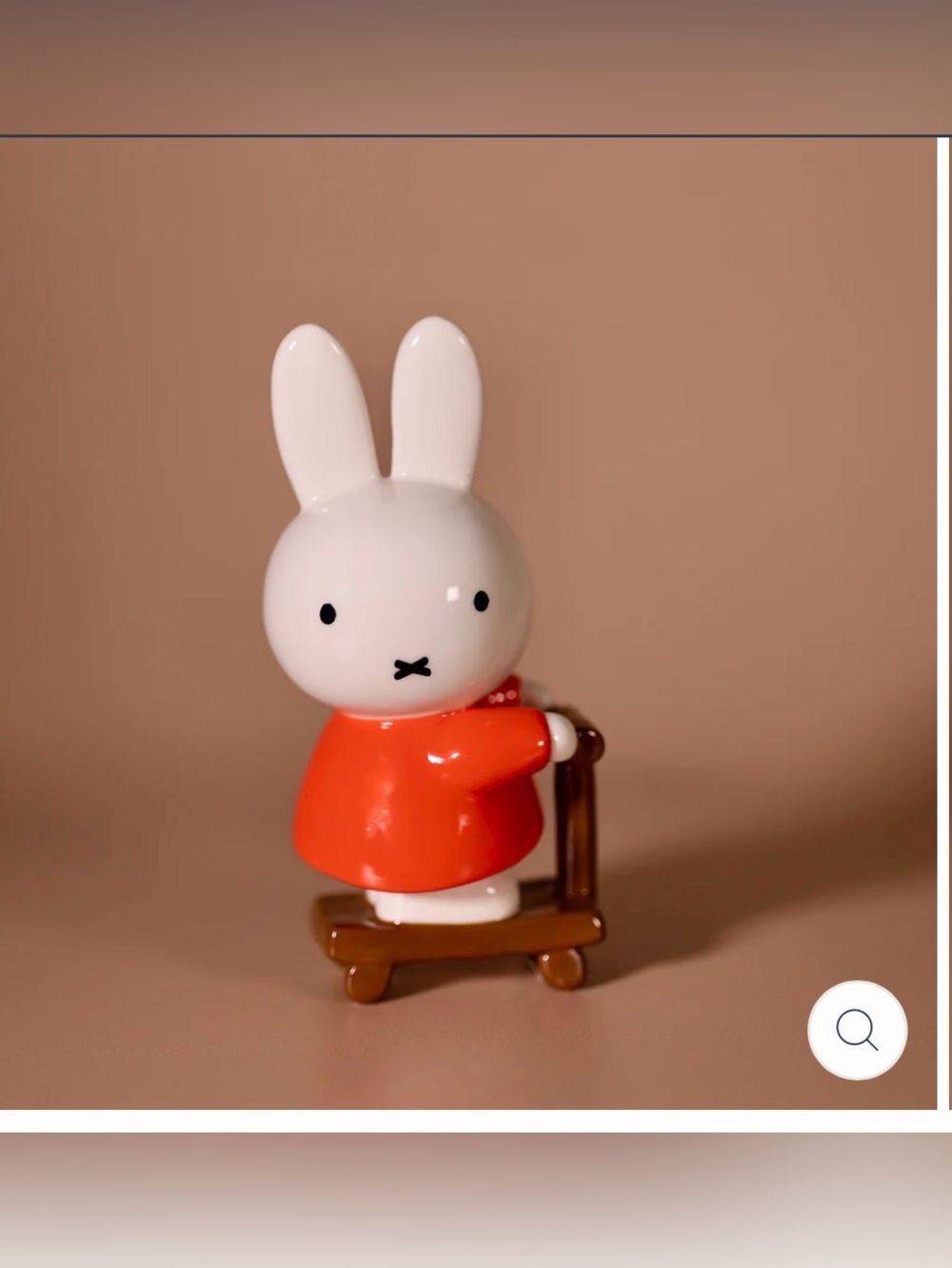 Miffy scooter figurine